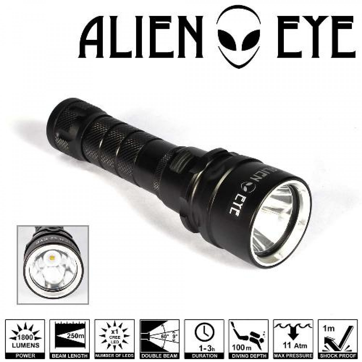 ALIEN EYE LT-01 Υποβρυχιοι Φακοι ALIEN EYE LT-01 Υποβρυχιοι Φακοι