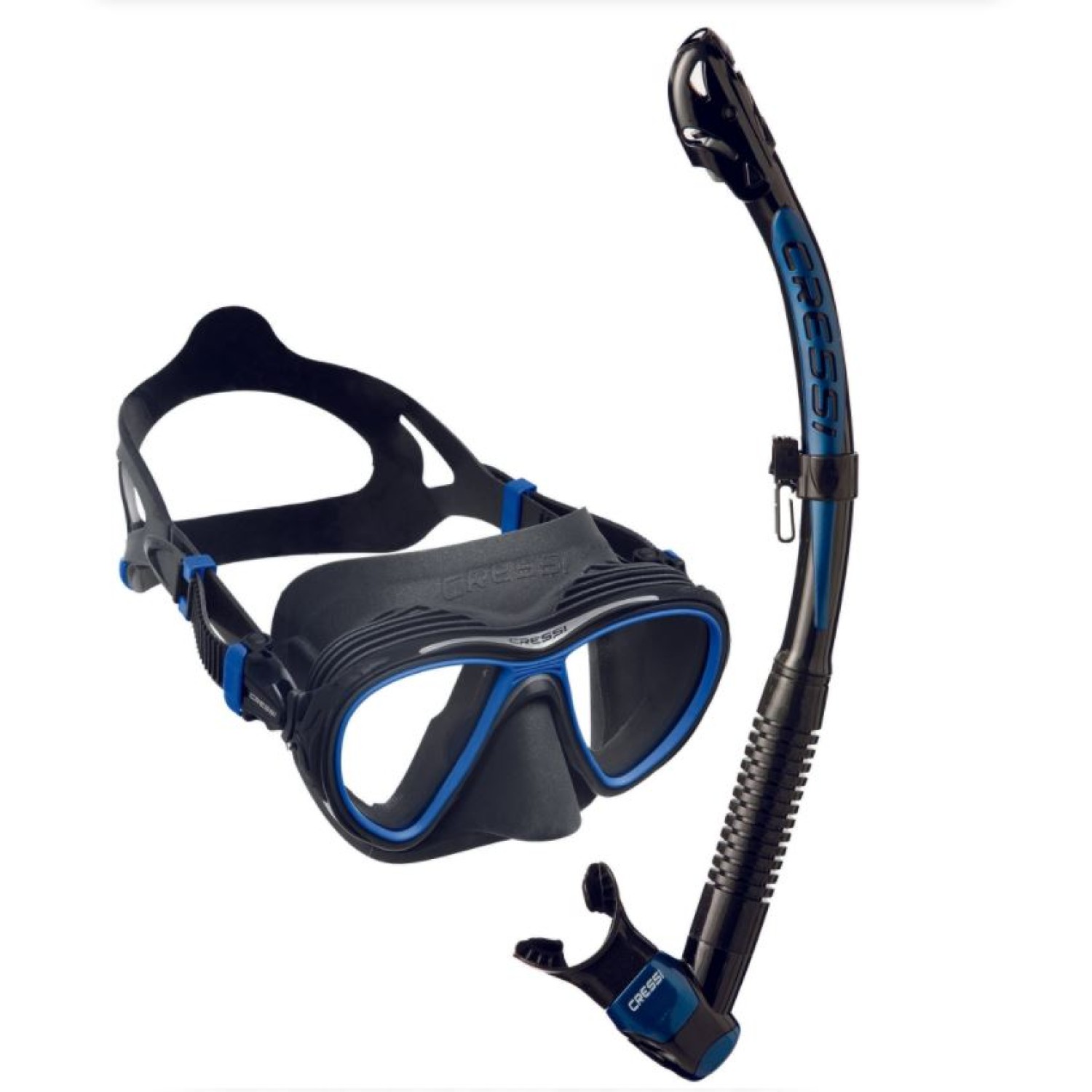 Cressi Quantum Mask & Itaca Ultra Dry Snorkelling Combo
