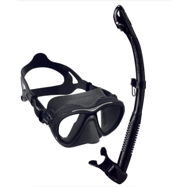 Cressi Quantum Mask & Itaca Ultra Dry Snorkelling Combo