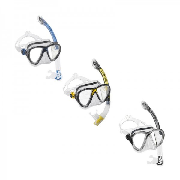Set Evo Big Eyes Mask + Alpha Ultra Dry Snorkel Σετ Μάσκα-Αναπνευστήρας