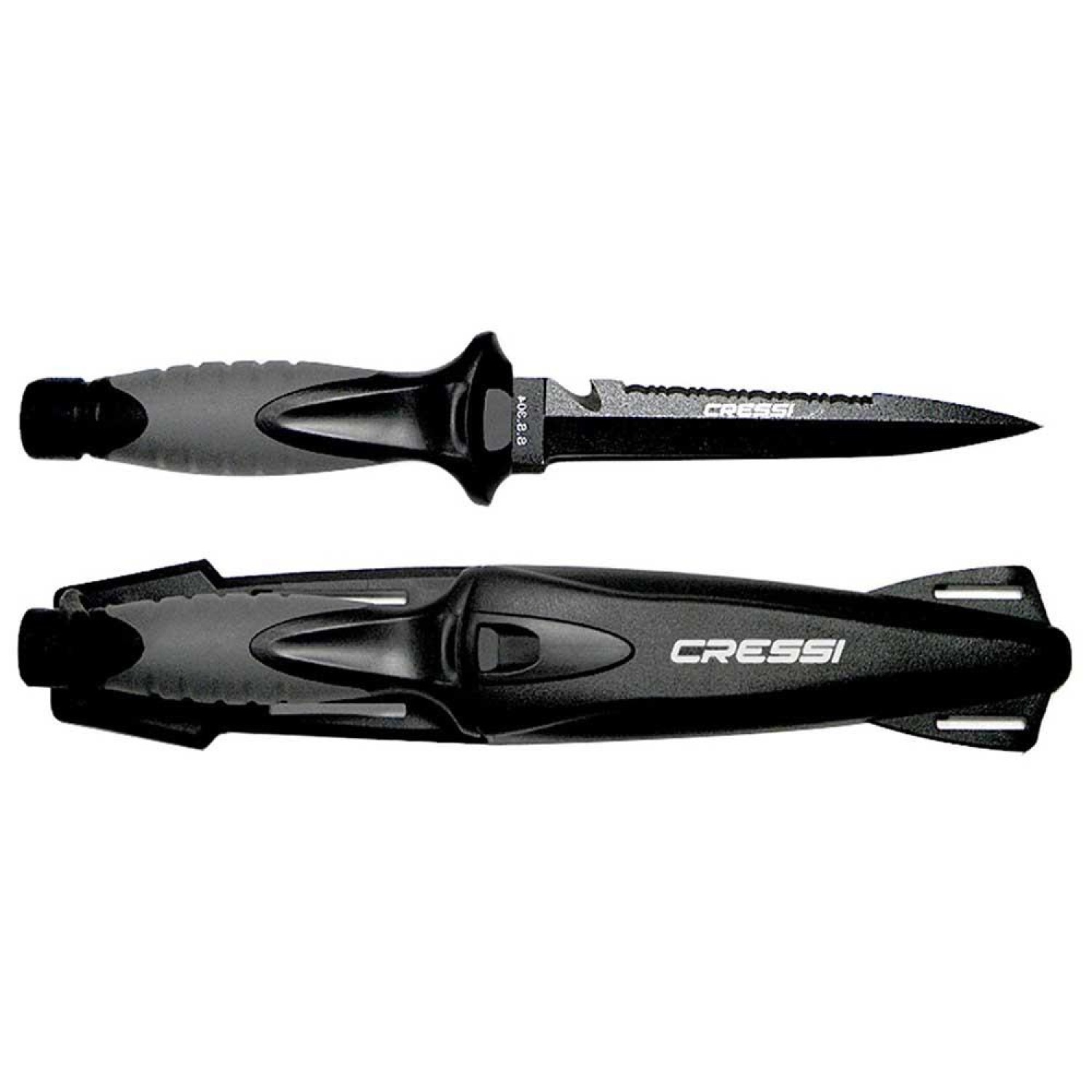 Cressi Finisher Knife Diving Knife Black Cressi Finisher Knife Diving Knife Black