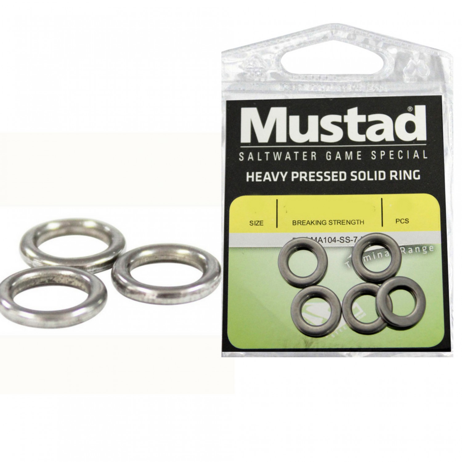 Solid Rings Mustad  MA104-SS