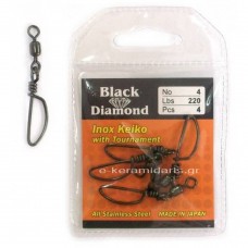 Στριφτάρι - Παραμάνα BLACK DIAMOND Keiko Inox with Tourna