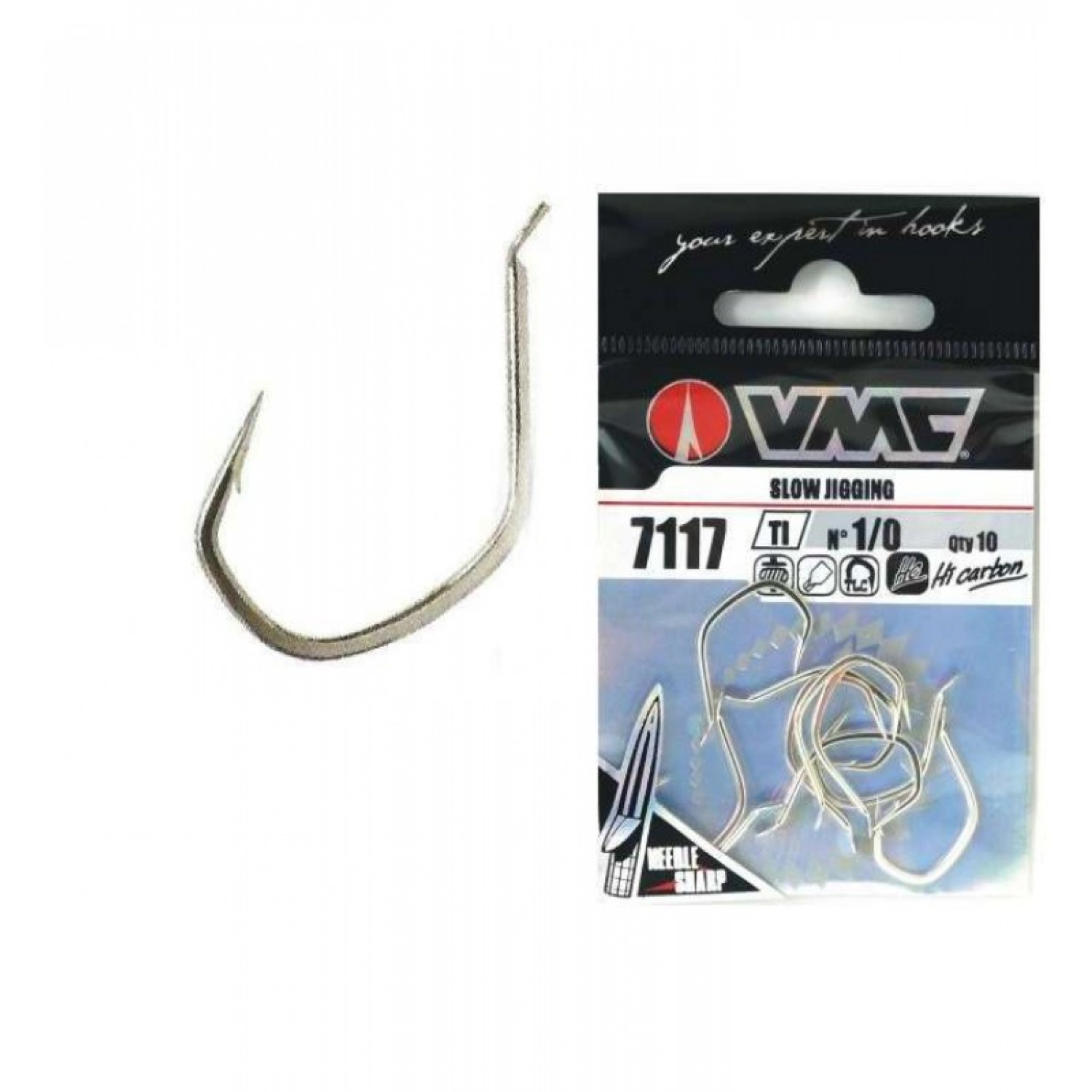 VMC 7117 TI Hooks Slow Pitch / Light Jigging Αγκιστρια