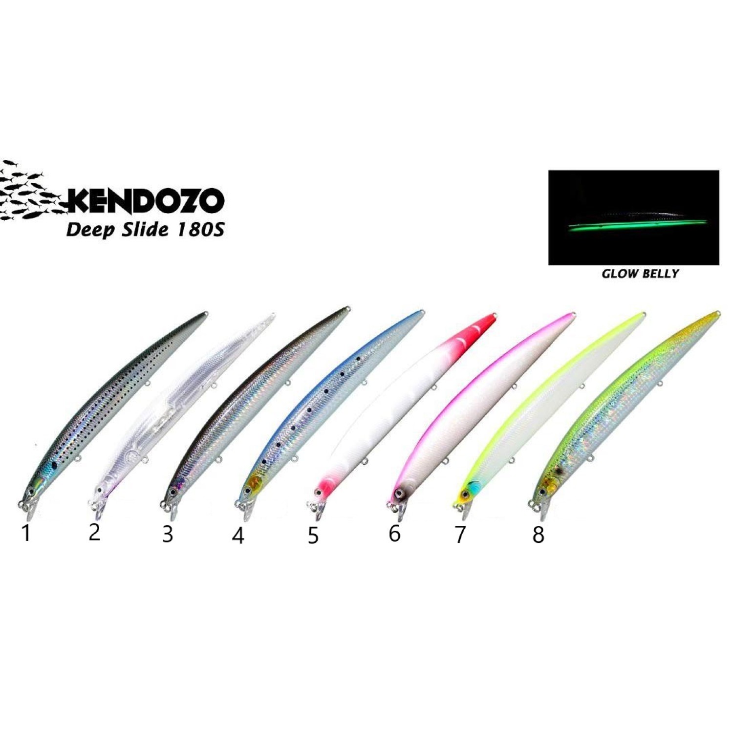 Ψαράκι Kendozo Deep Slide 180 S