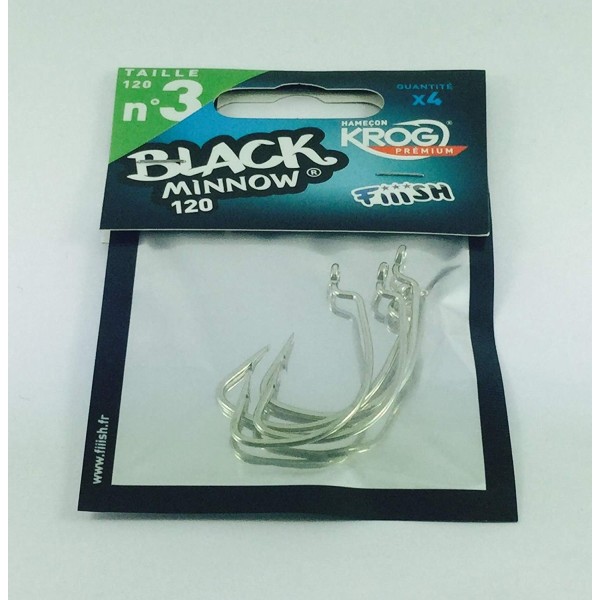 Fiiish Krog Hook  Black Minnow  ΣΙΛΙΚΟΝΕΣ